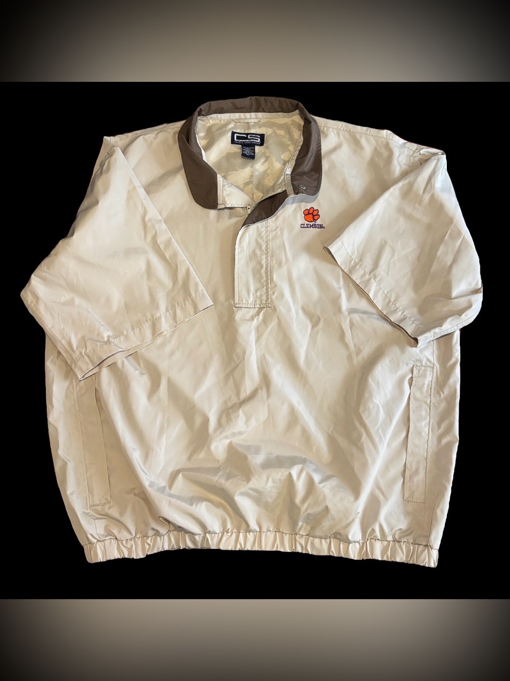 Clemson Size: XL Men’s Golf Short-Sleeve Pullover Windbreaker